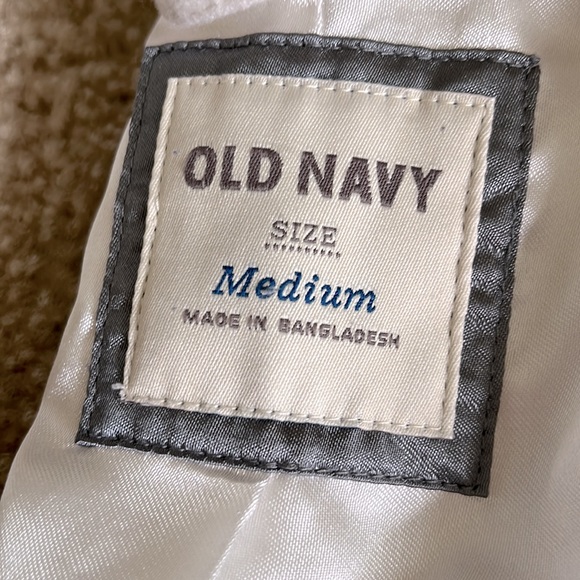 Women’s Medium white pea coat Old Navy - Picture 4 of 4